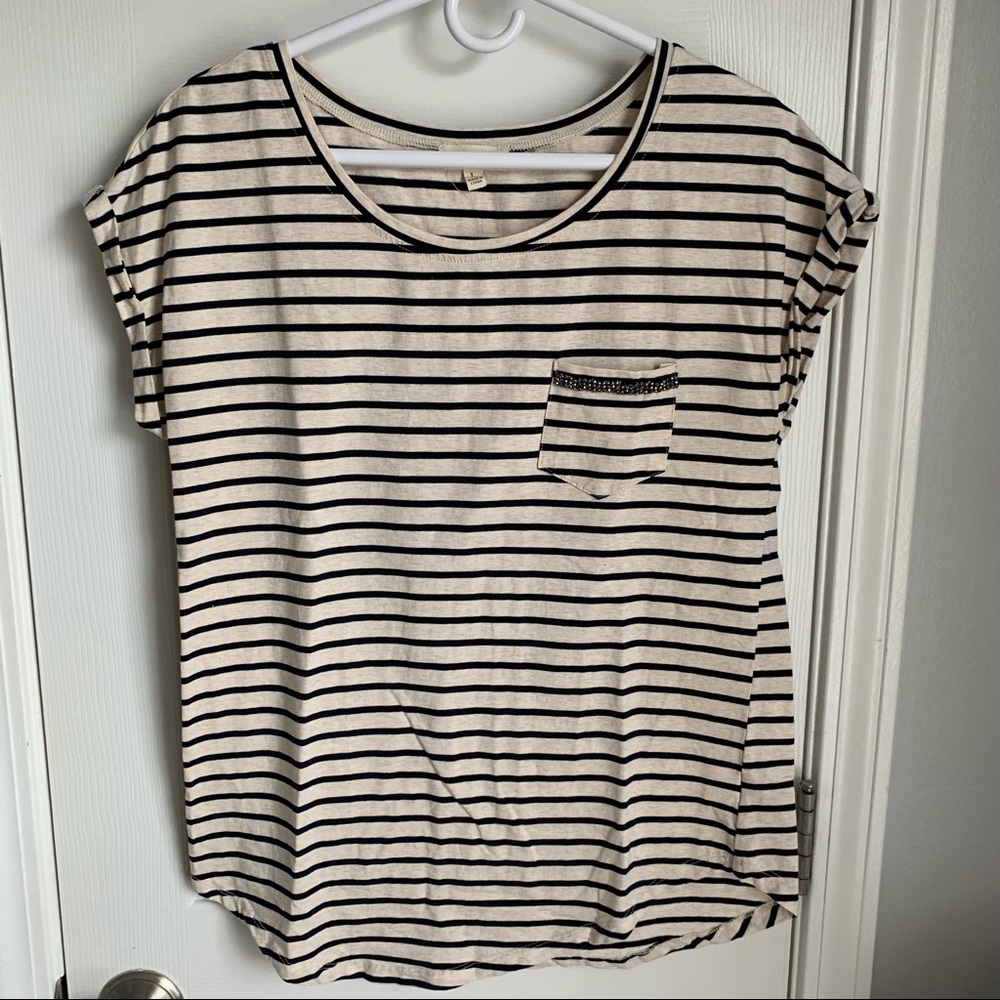 Freeway Striped Pocket Tee